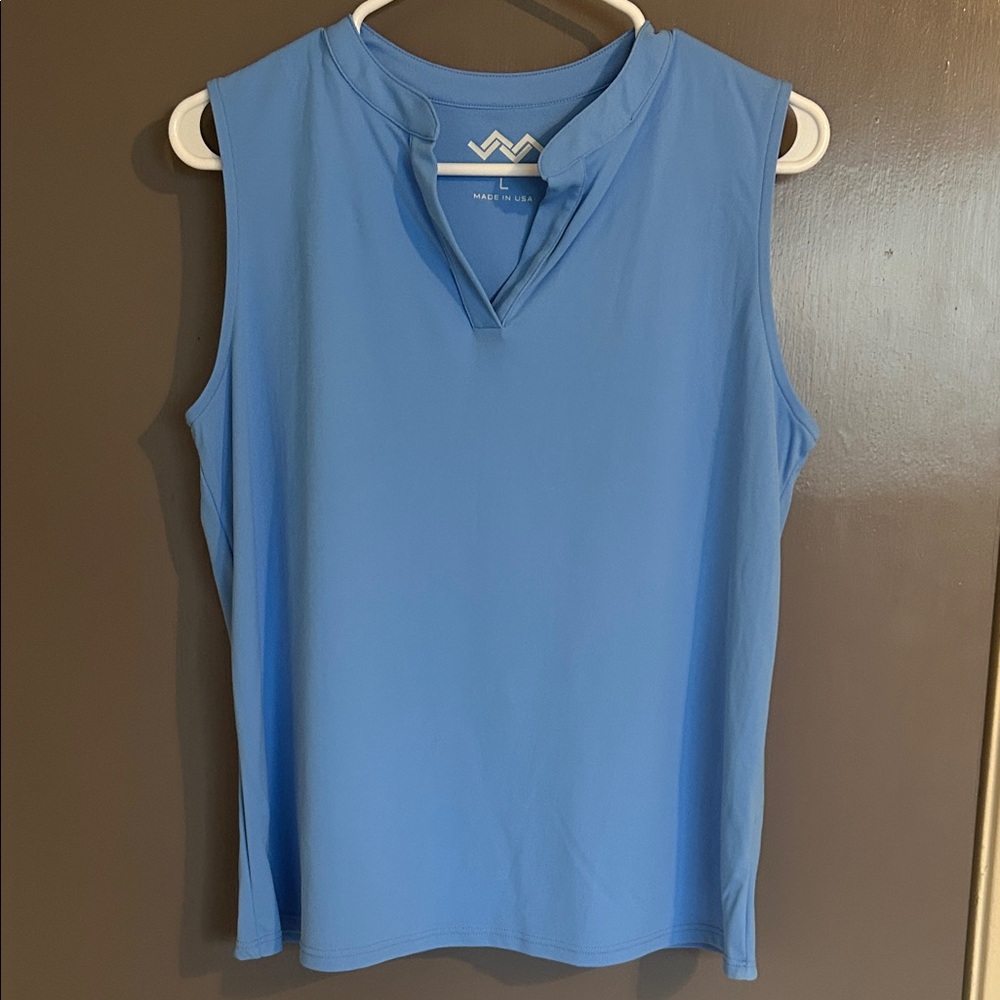 Scout Women's Sky Blue Tank Top Size Large